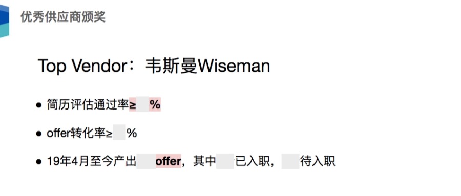 Wiseman荣获字节跳动“安全与风控领域优秀猎头供应商”奖项